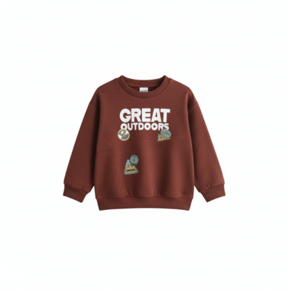 Winter Fleece Sweatshirt – Maroon